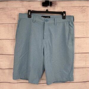 Travis Mathew Golf Shorts Mens Size 34 Lightweight Casual Flat Front Blue